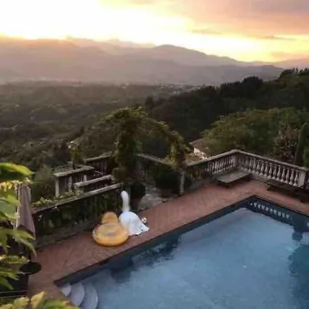 Paradiso,stunning Views Ac Heated Pool Apartamento Coreglia Antelminelli